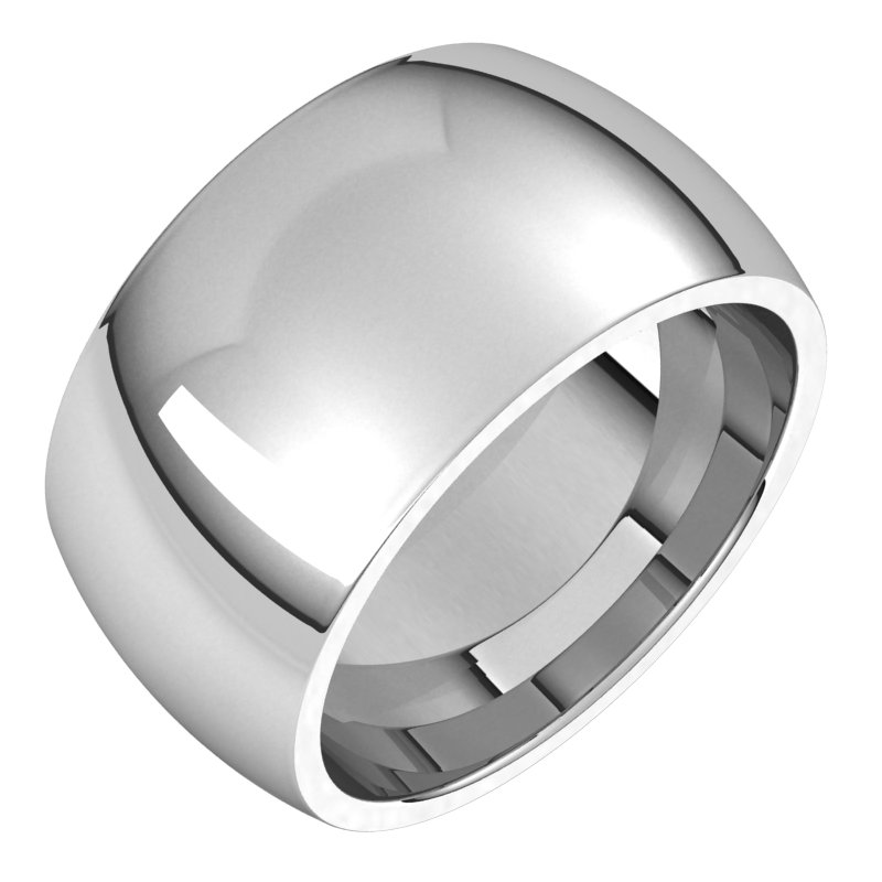 Comfort-Fit Half Round Band