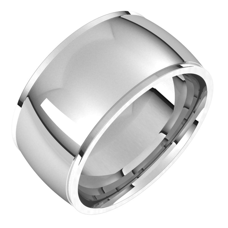 Continuum Sterling Silver 10 mm Comfort Fit Edge Band Size 10 Ref 16994950