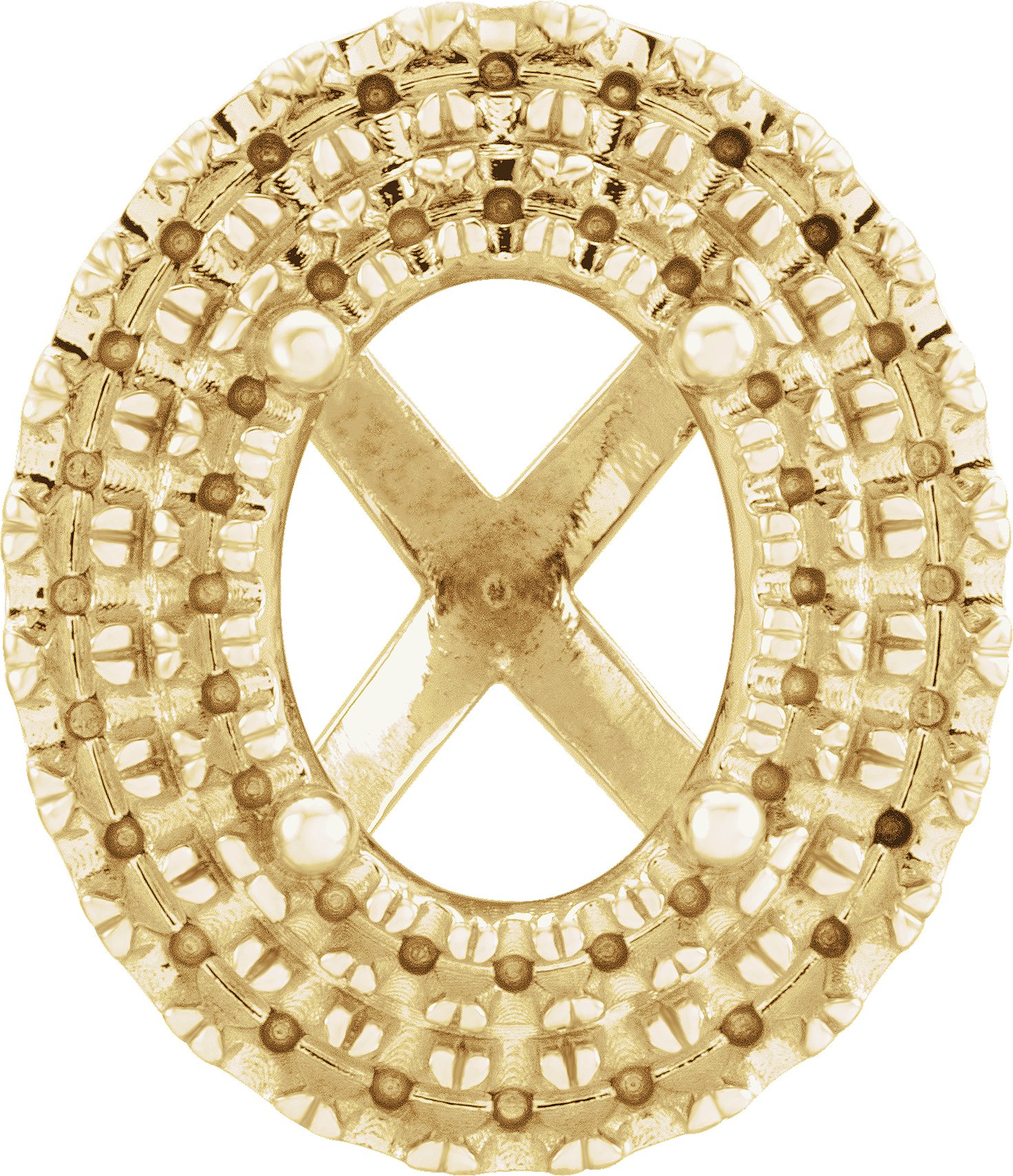 4-Prong Halo-Style Shank Setting