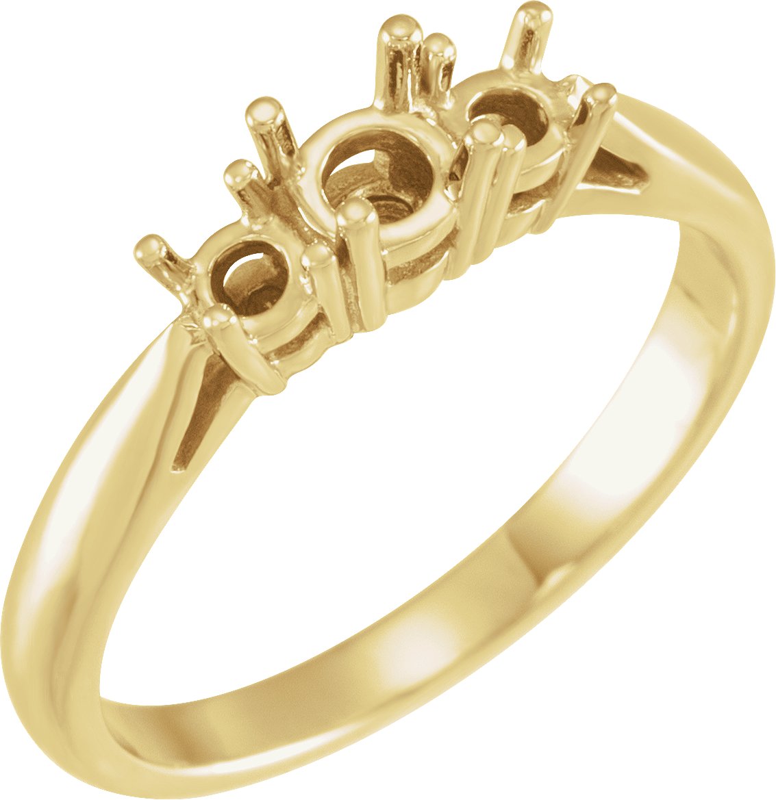 Three-Stone Anniversary Band