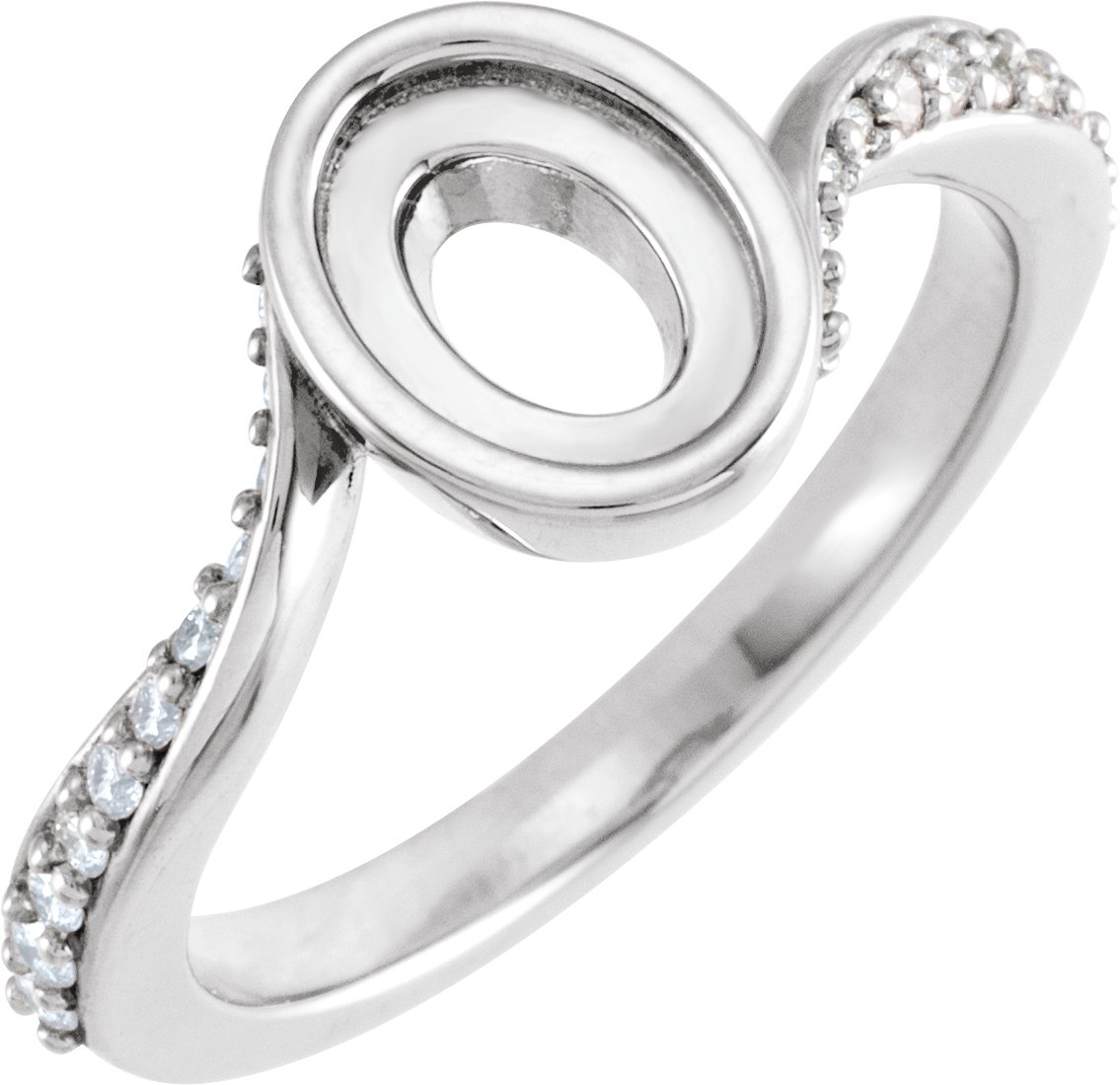 Accented Bypass Ring