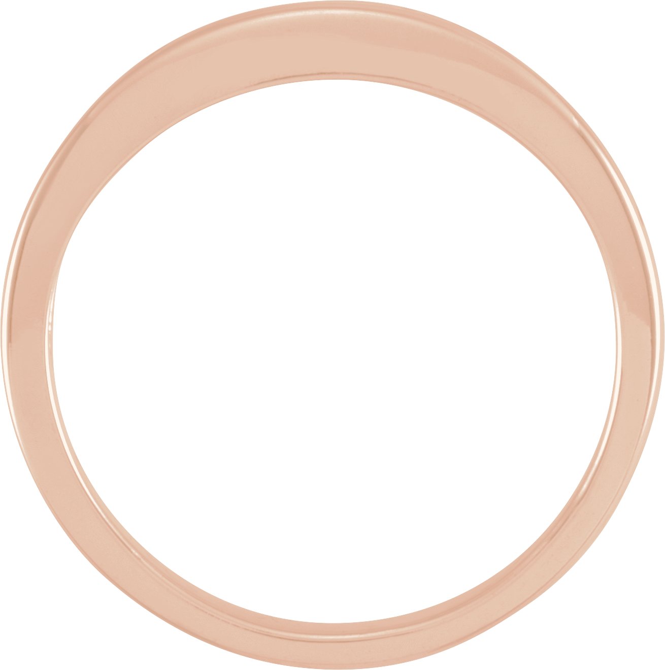 10K Rose 1.7 mm Round Accented Band Mounting