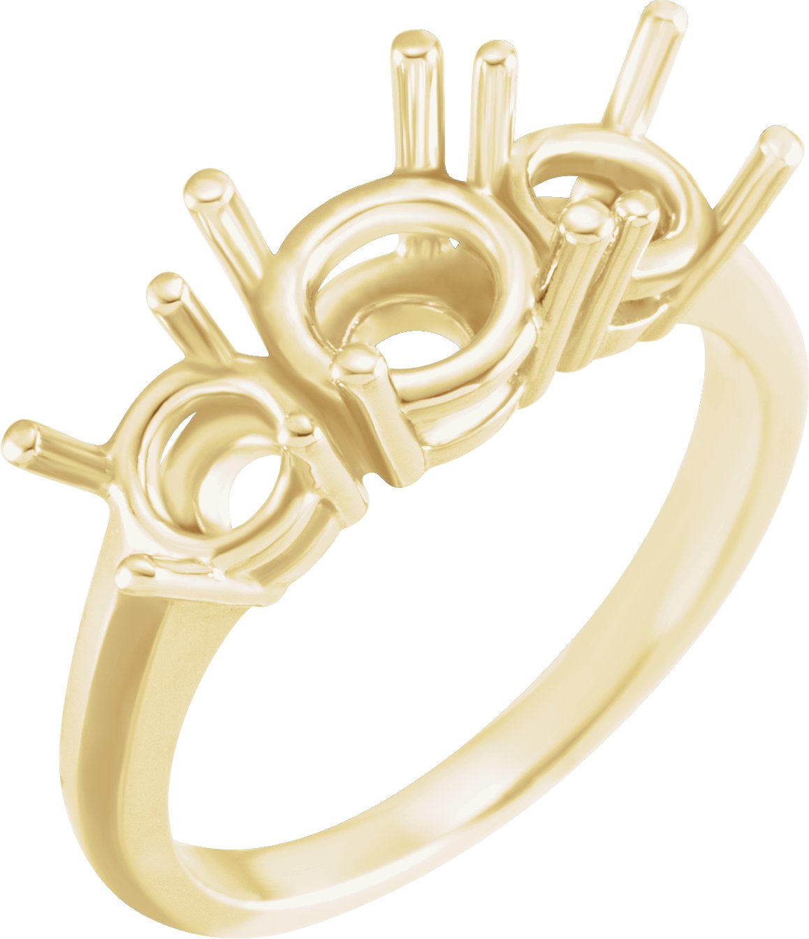 Three-Stone Anniversary Band