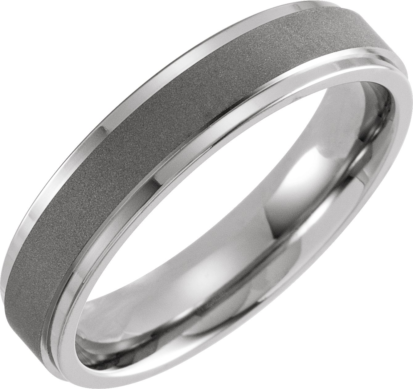 Titanium 5 mm Oxidized Flat Band Size 7