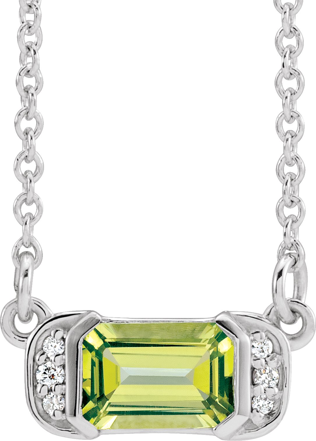 Accented Bar Necklace or Center