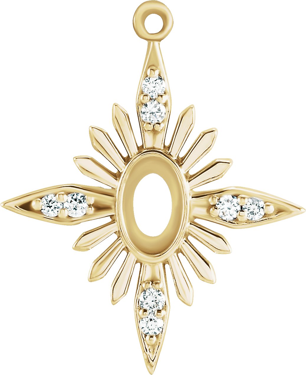 Star Cabochon Dangle