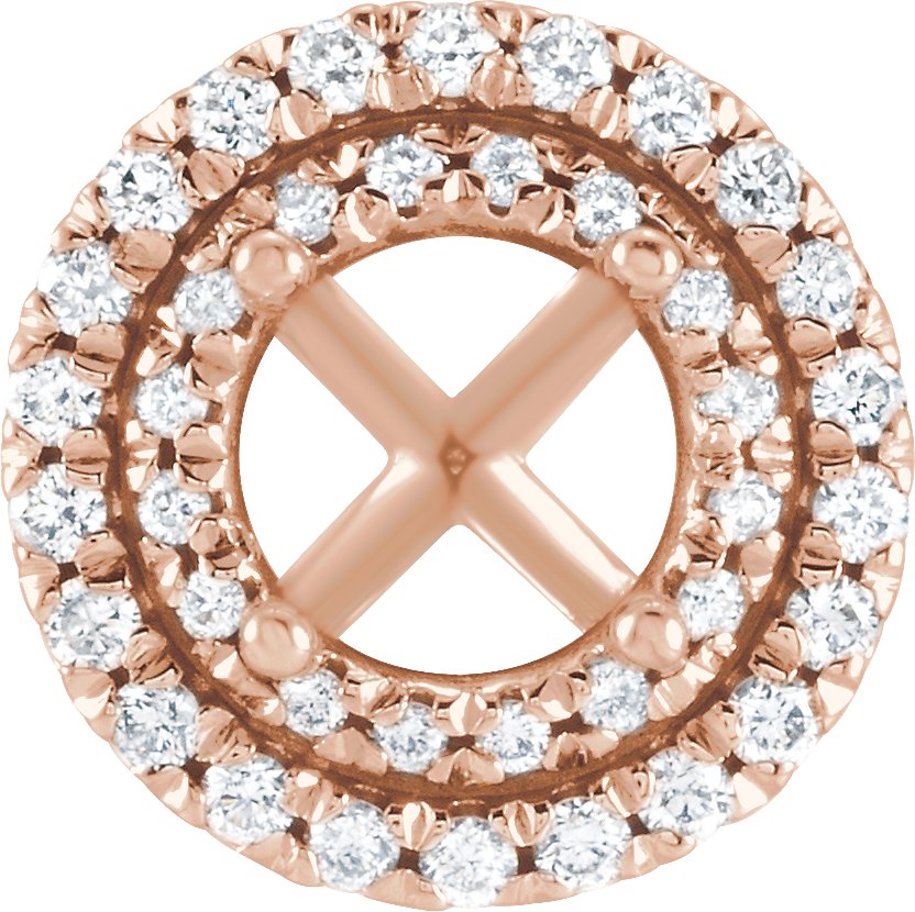 4-Prong Halo-Style Shank Setting