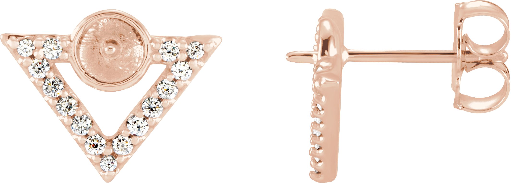 Pearl Geometric Earrings