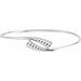 Sterling Silver 16.5 mm Bypass Bangle 7