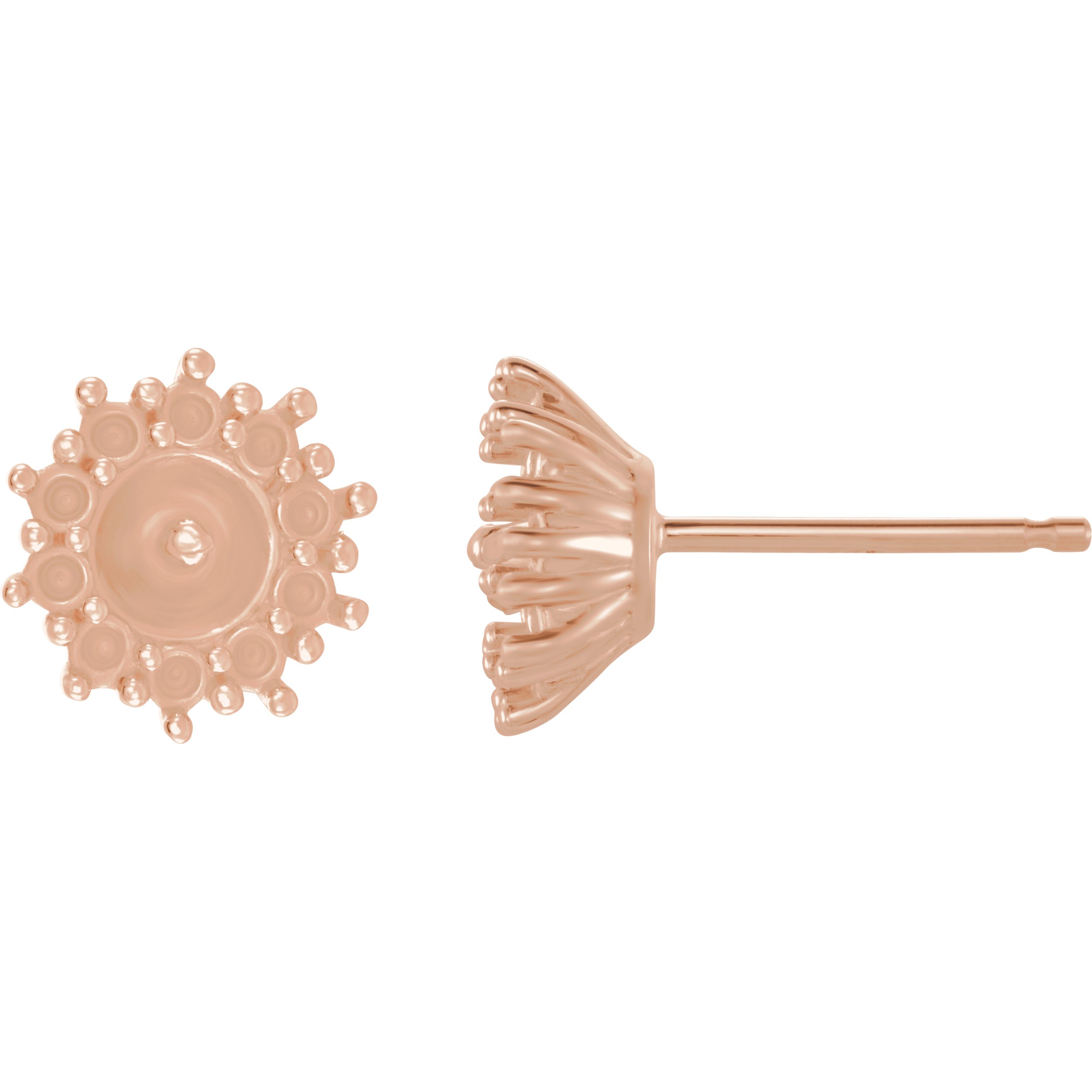 Halo-Style Pearl Earrings