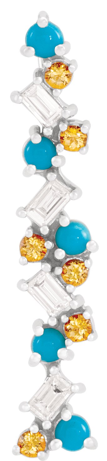 14k White Gold