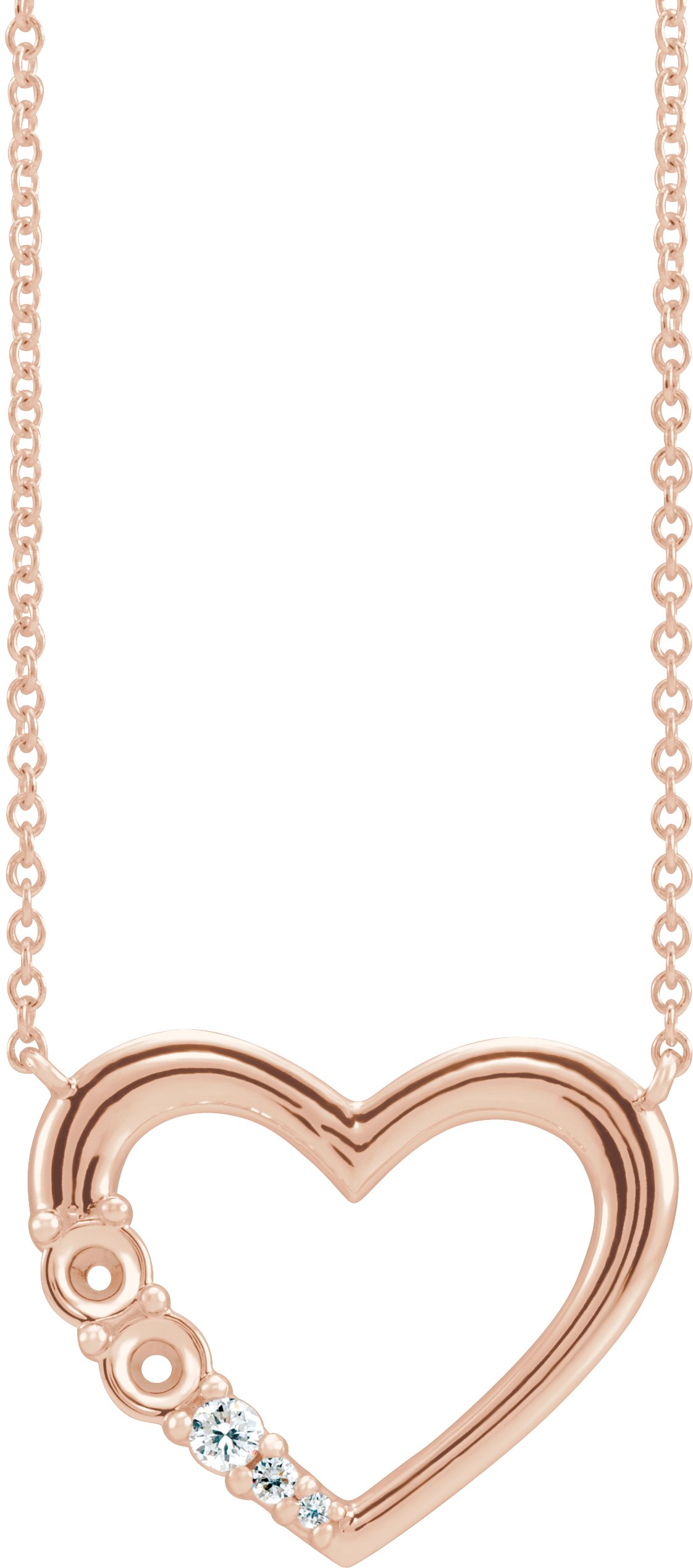 Family Heart Necklace or Center