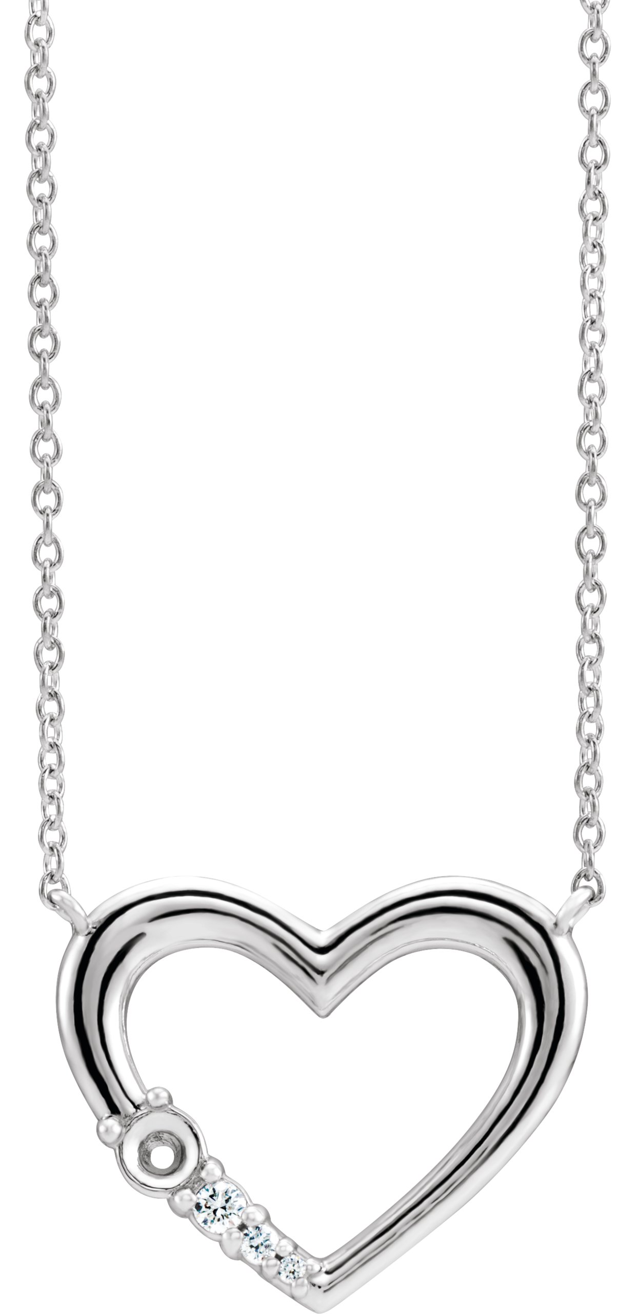 Family Heart Necklace or Center