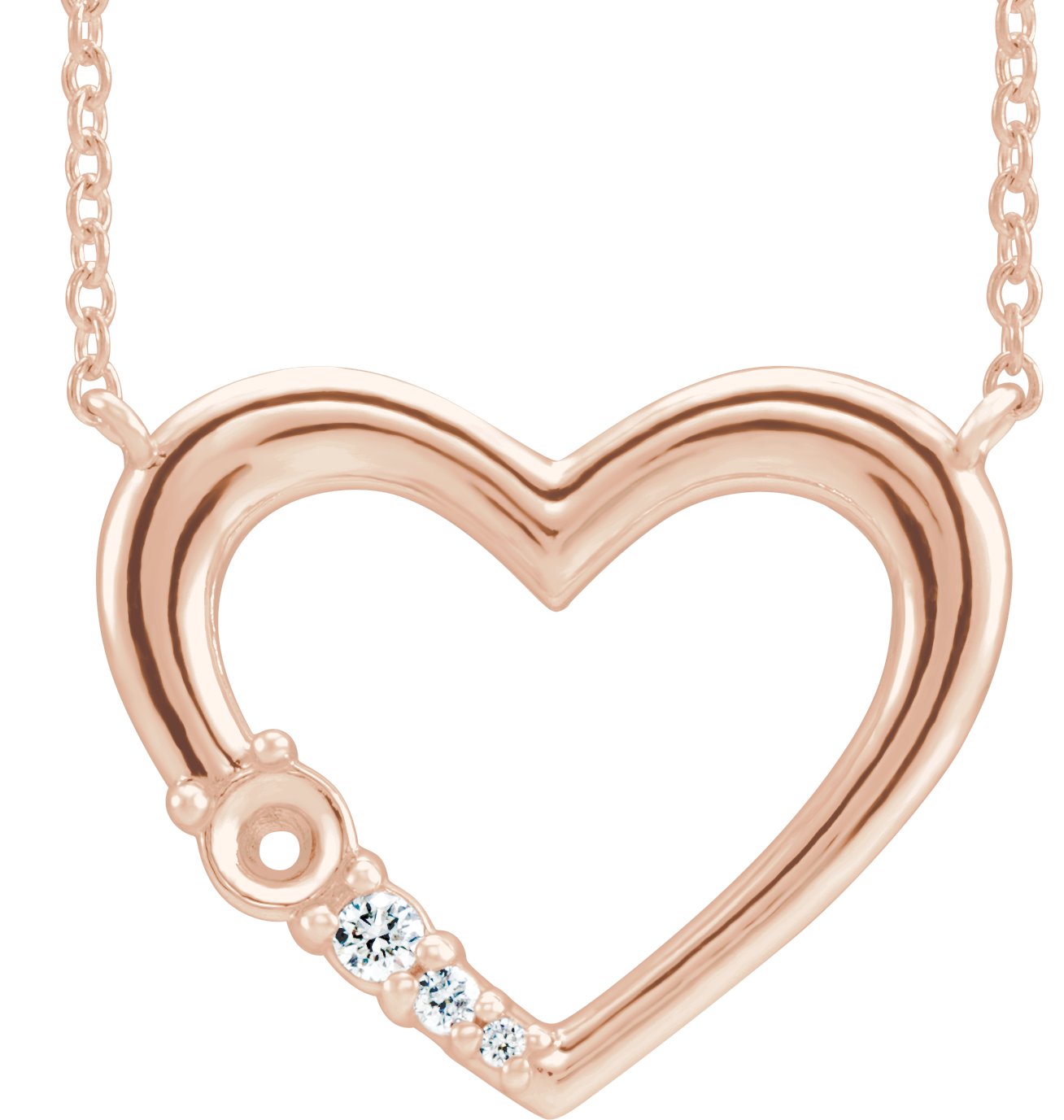 Family Heart Necklace or Center