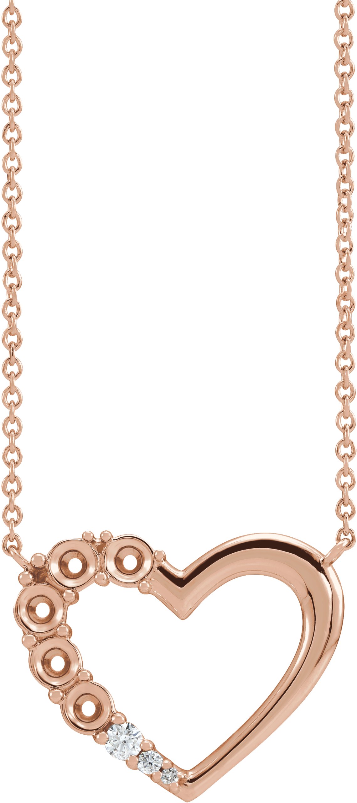 Family Heart Necklace or Center