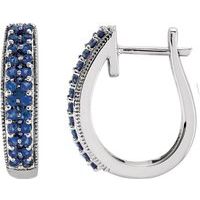 14K White Hoop Earring Mountings