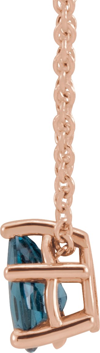 Alternative view of Pear 5-Prong Solitaire Necklace or Slide Pendant