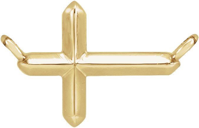 Sideways Cross Necklace or Center