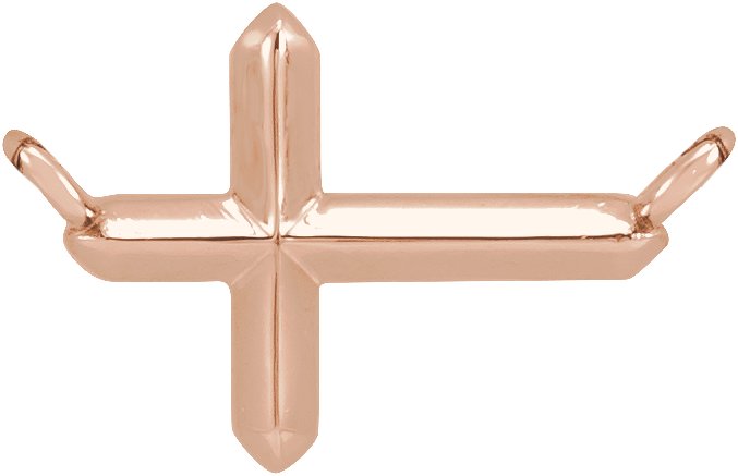 Sideways Cross Necklace or Center