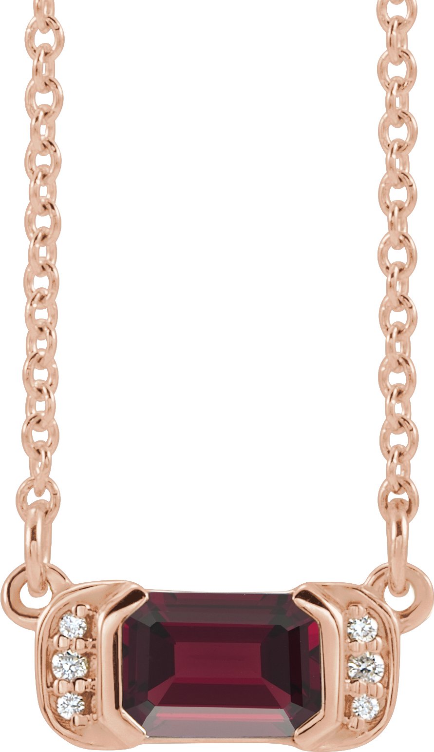 Accented Bar Necklace or Center