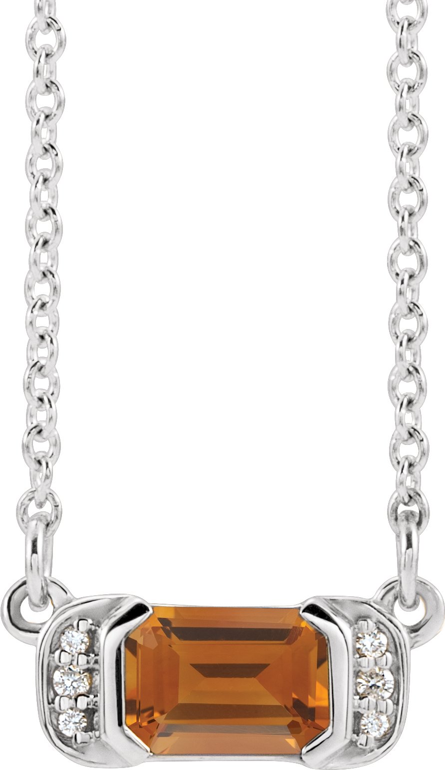 Accented Bar Necklace or Center