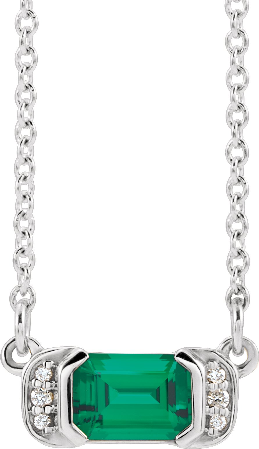 Accented Bar Necklace or Center