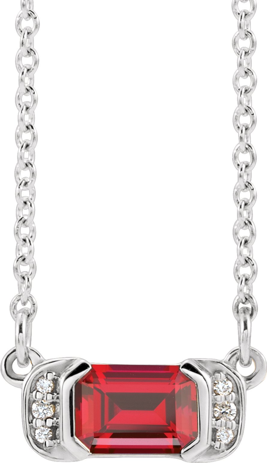 Accented Bar Necklace or Center