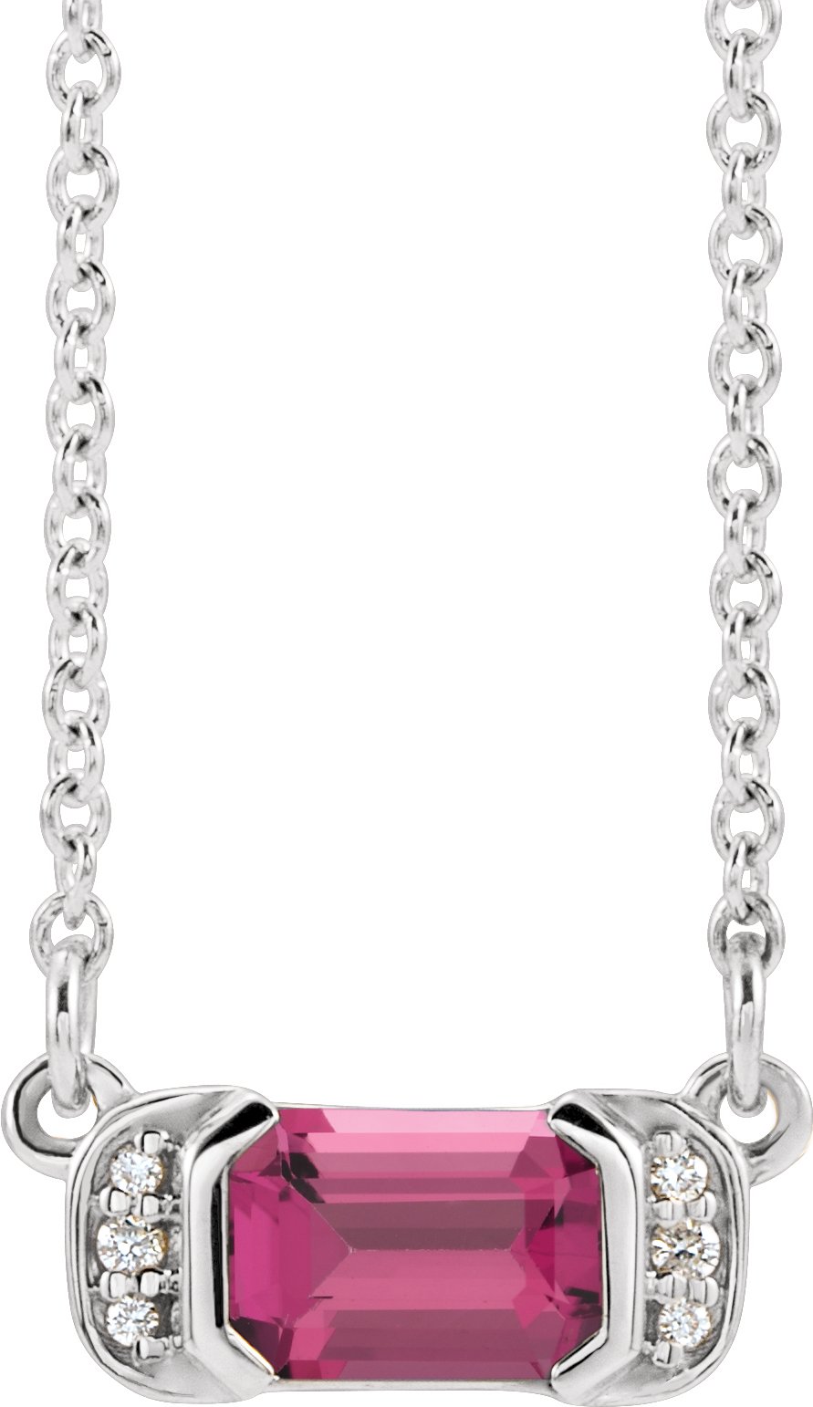 Accented Bar Necklace or Center