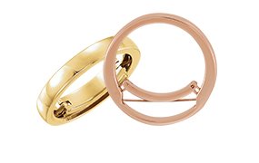 Adjustable wedding rings store for arthritic fingers