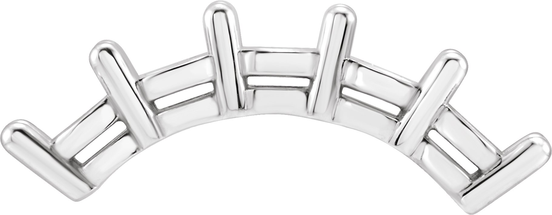 Round Multi-Stone Shank Setting