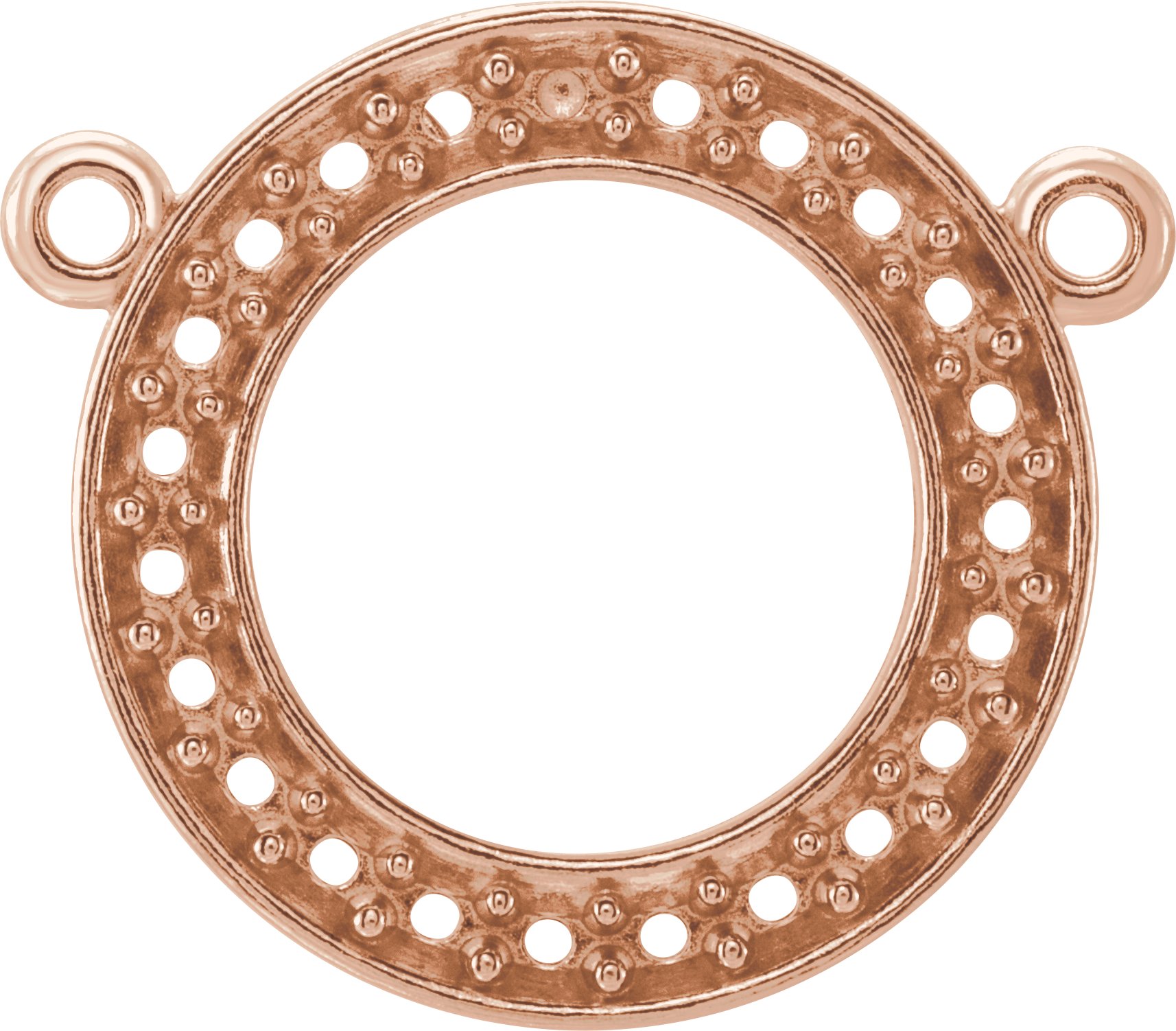 Accented Circle Necklace Center