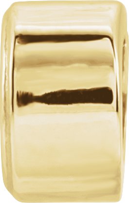 Round Bezel-Set Earring Setting