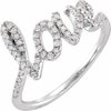 14K White .25 CTW Diamond Love Ring Ref. 16771025