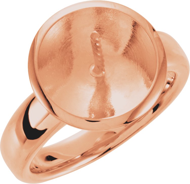 Solitaire Pearl Ring