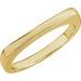 18K Yellow Stackable Ring 