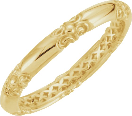 14K Yellow Sculptural-Inspired Ring