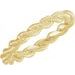 14K Yellow Twisted Rope Band Size 5