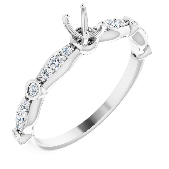 14k White Gold