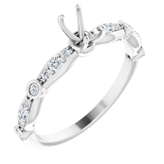 14k White Gold