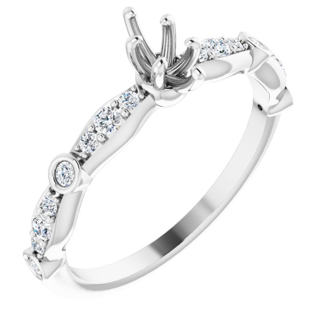 14k White Gold
