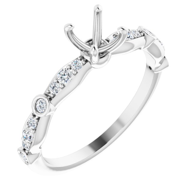 14k White Gold