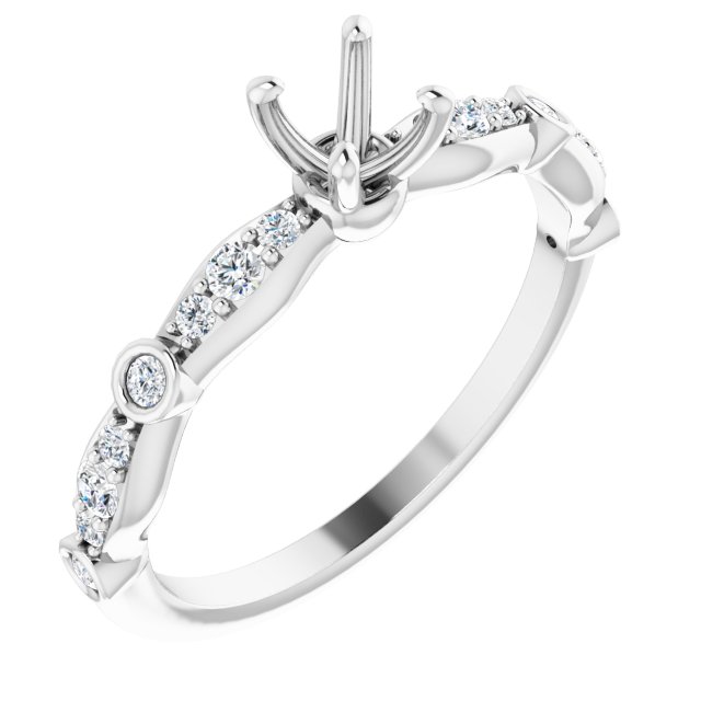 14k White Gold