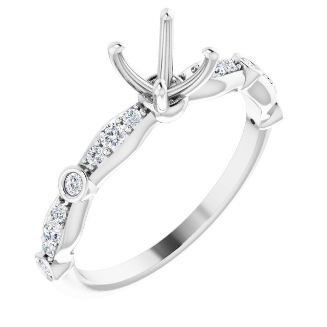 14k White Gold