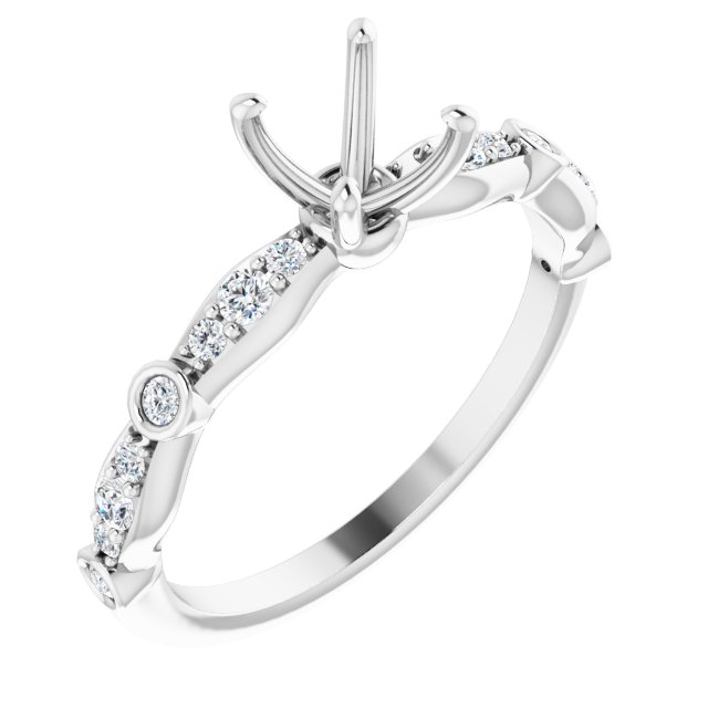 14k White Gold