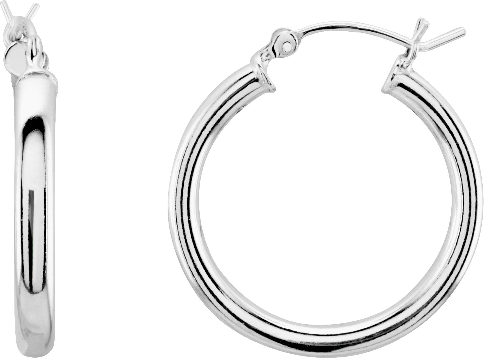 SS 26.5mm Hoop Earrings Ref 789542