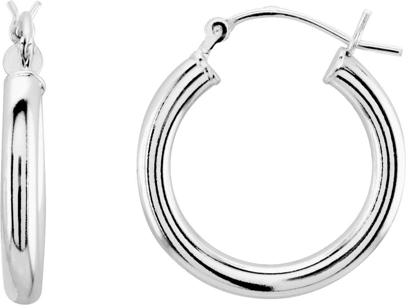 SS 23mm Hoop Earrings Ref 593583