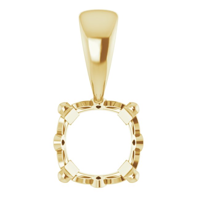 Solitaire Scroll Setting® Pendant