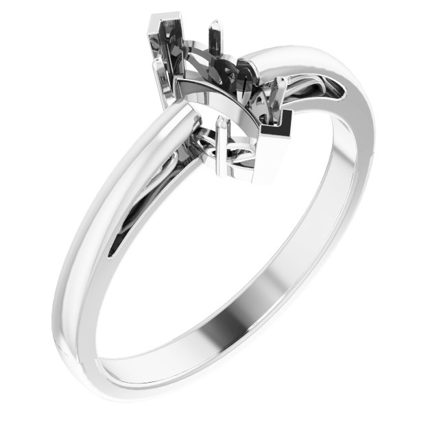 Solitaire Scroll Setting® Ring