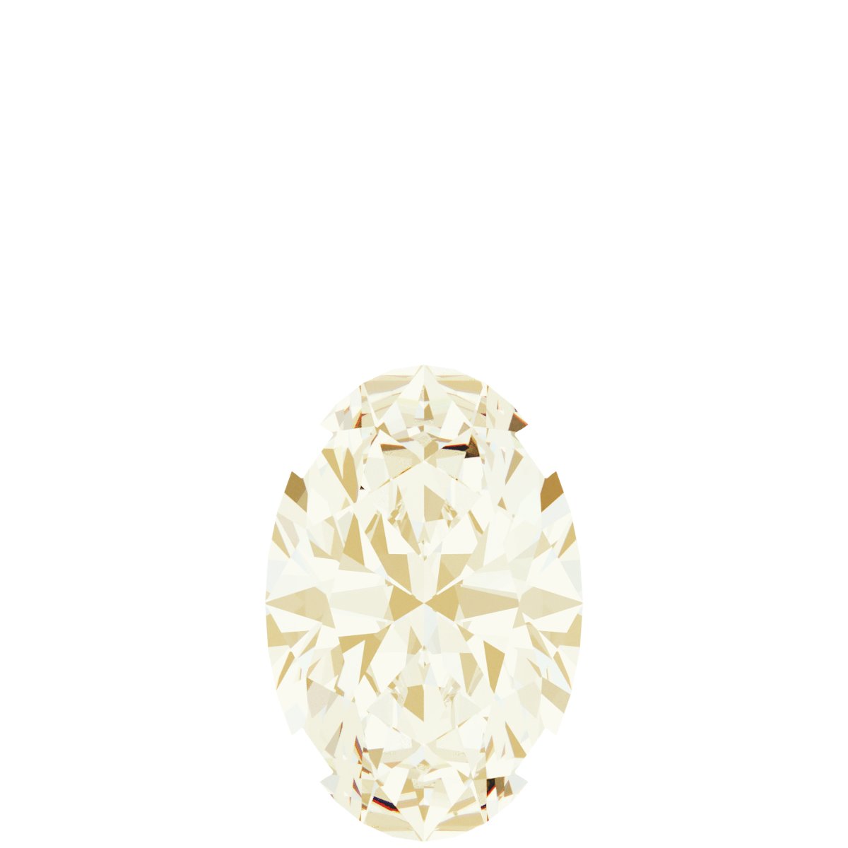 Oval 4-Prong Solitaire Necklace or Pendant