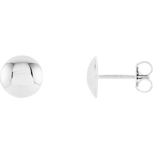 Convex Circle Earrings | Stuller